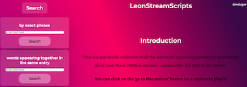 Leon Stream Scripts Screenshot